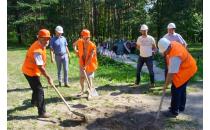 In Blagowschtschina begann man mit dem Bau des nächsten Abschnittes der Gedenkstätte „Trostenez“. 